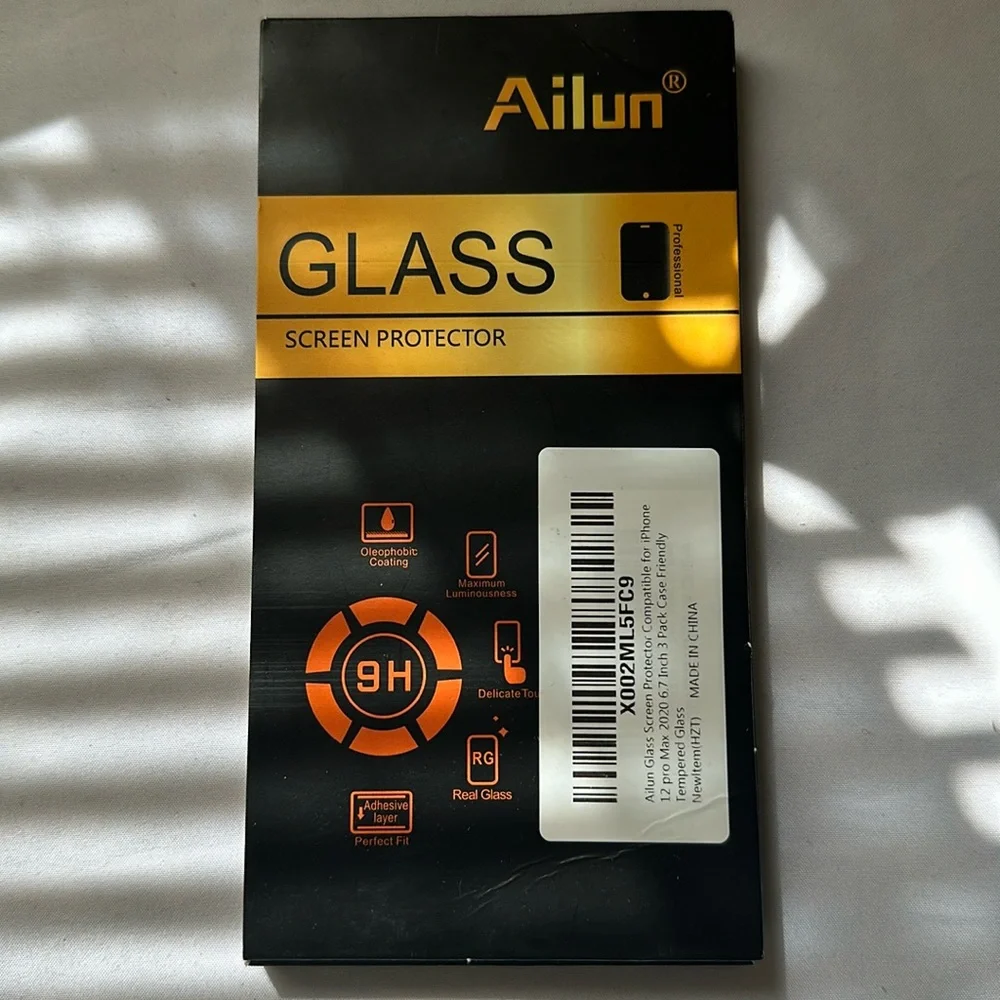 3PQCK TEMPERED CASE FOR IPHONE 12 PRO MAX